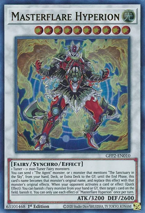 Masterflare Hyperion GFP2-EN010 Yu-Gi-Oh card from Ghosts From the Past: The 2nd Haunting