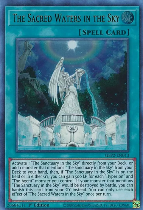 The Sacred Waters in the Sky GFP2-EN013 Yu-Gi-Oh card from Ghosts From the Past: The 2nd Haunting