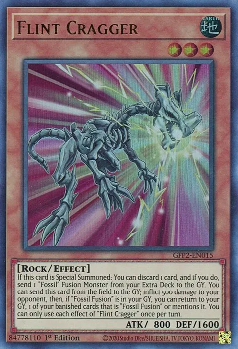 Flint Cragger GFP2-EN015 Yu-Gi-Oh card from Ghosts From the Past: The 2nd Haunting