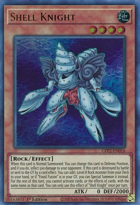 Shell Knight GFP2-EN016 Yu-Gi-Oh card from Ghosts From the Past: The 2nd Haunting