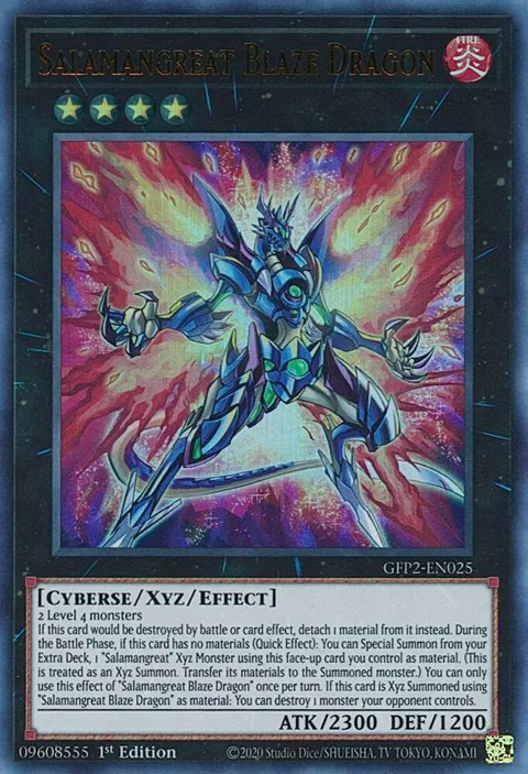 Salamangreat Blaze Dragon GFP2-EN025 Yu-Gi-Oh card from Ghosts From the Past: The 2nd Haunting