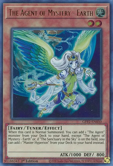 The Agent of Mystery - Earth GFP2-EN050 Yu-Gi-Oh card from Ghosts From the Past: The 2nd Haunting
