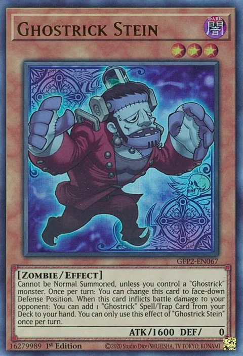 Ghostrick Stein GFP2-EN067 Yu-Gi-Oh card from Ghosts From the Past: The 2nd Haunting