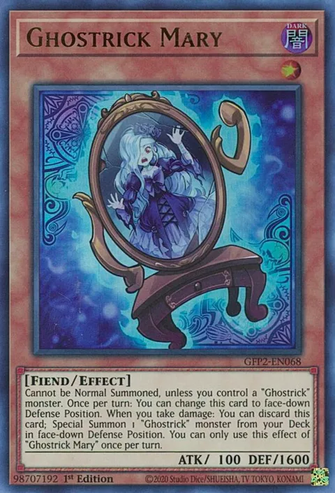 Ghostrick Mary GFP2-EN068 Yu-Gi-Oh card from Ghosts From the Past: The 2nd Haunting