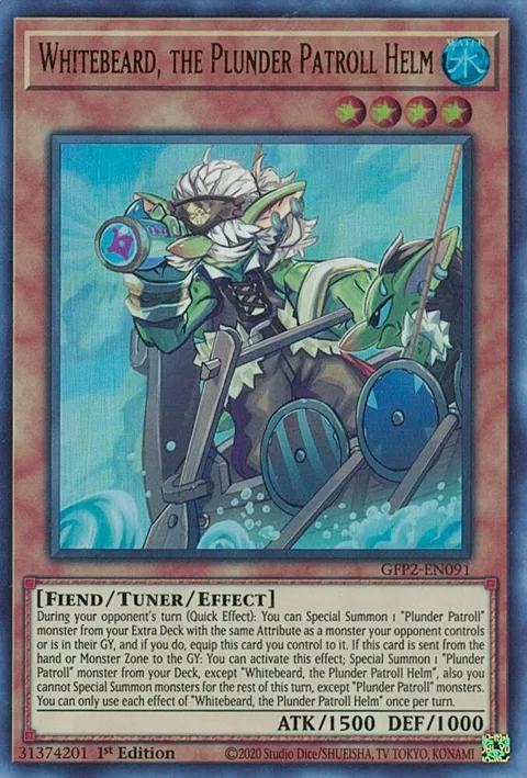 Whitebeard, the Plunder Patroll Helm GFP2-EN091 Yu-Gi-Oh card from Ghosts From the Past: The 2nd Haunting