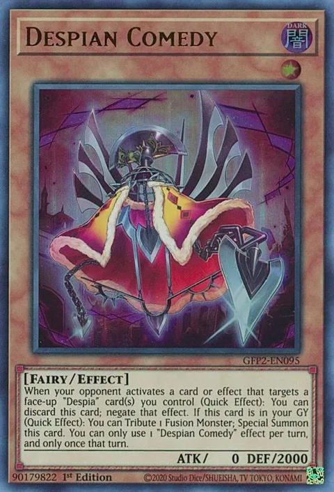 Despian Comedy GFP2-EN095 Yu-Gi-Oh card from Ghosts From the Past: The 2nd Haunting
