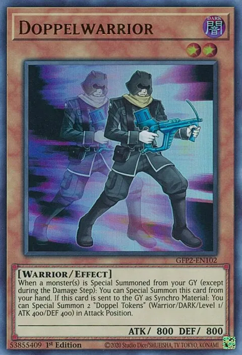 Doppelwarrior GFP2-EN102 Yu-Gi-Oh card from Ghosts From the Past: The 2nd Haunting