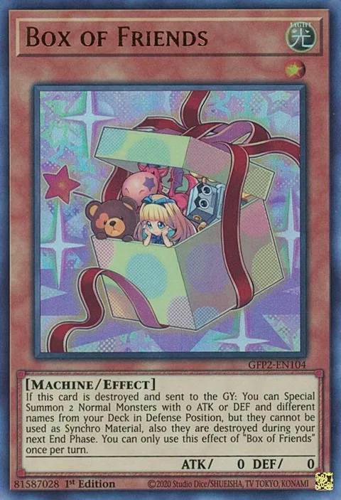 Box of Friends GFP2-EN104 Yu-Gi-Oh card from Ghosts From the Past: The 2nd Haunting