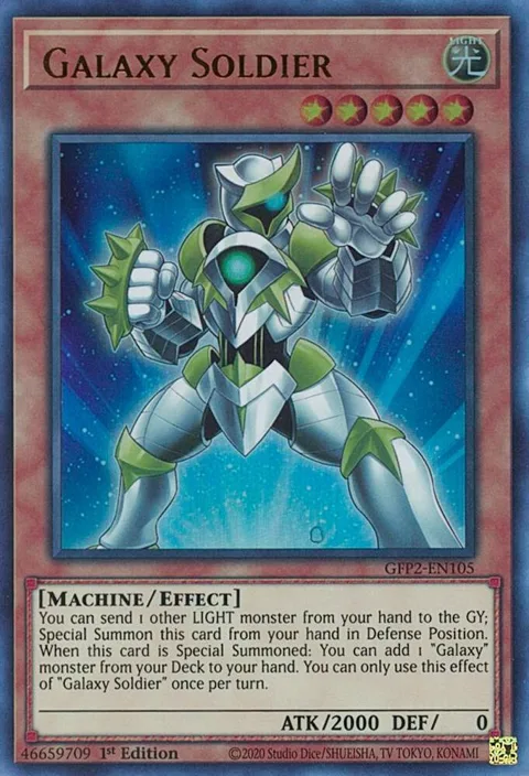 Galaxy Soldier GFP2-EN105 Yu-Gi-Oh card from Ghosts From the Past: The 2nd Haunting