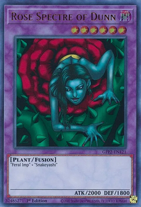 Rose Spectre of Dunn GFP2-EN121 Yu-Gi-Oh card from Ghosts From the Past: The 2nd Haunting