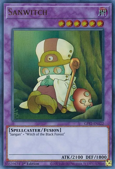 Sanwitch GFP2-EN122 Yu-Gi-Oh card from Ghosts From the Past: The 2nd Haunting