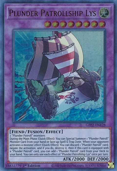 Plunder Patrollship Lys GFP2-EN128 Yu-Gi-Oh card from Ghosts From the Past: The 2nd Haunting