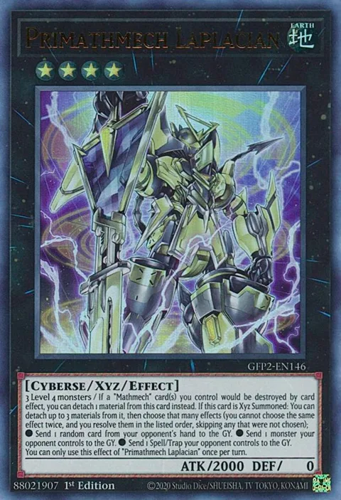 Primathmech Laplacian GFP2-EN146 Yu-Gi-Oh card from Ghosts From the Past: The 2nd Haunting