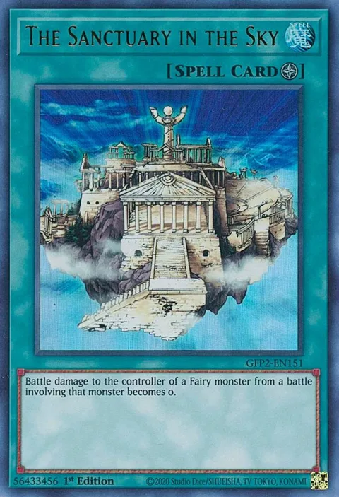 The Sanctuary in the Sky GFP2-EN151 Yu-Gi-Oh card from Ghosts From the Past: The 2nd Haunting