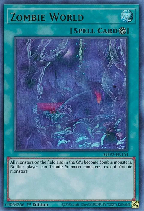 Zombie World GFP2-EN154 Yu-Gi-Oh card from Ghosts From the Past: The 2nd Haunting