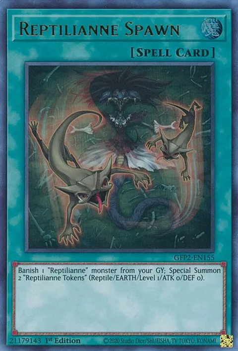Reptilianne Spawn GFP2-EN155 Yu-Gi-Oh card from Ghosts From the Past: The 2nd Haunting
