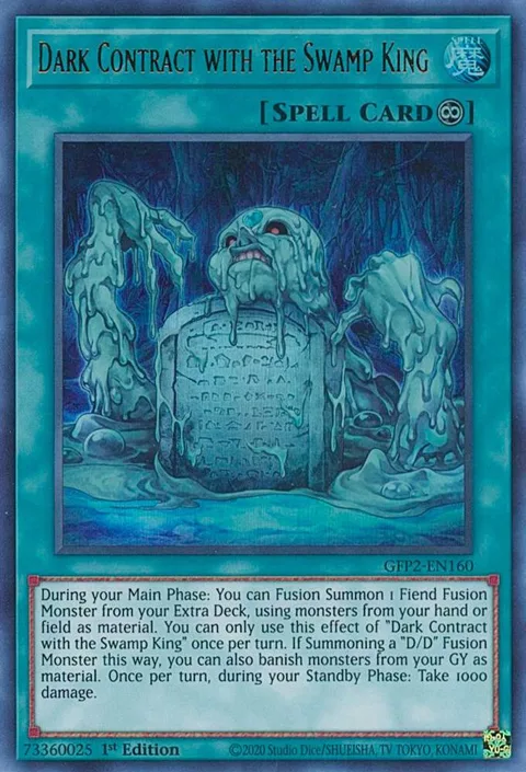 Dark Contract with the Swamp King GFP2-EN160 Yu-Gi-Oh card from Ghosts From the Past: The 2nd Haunting