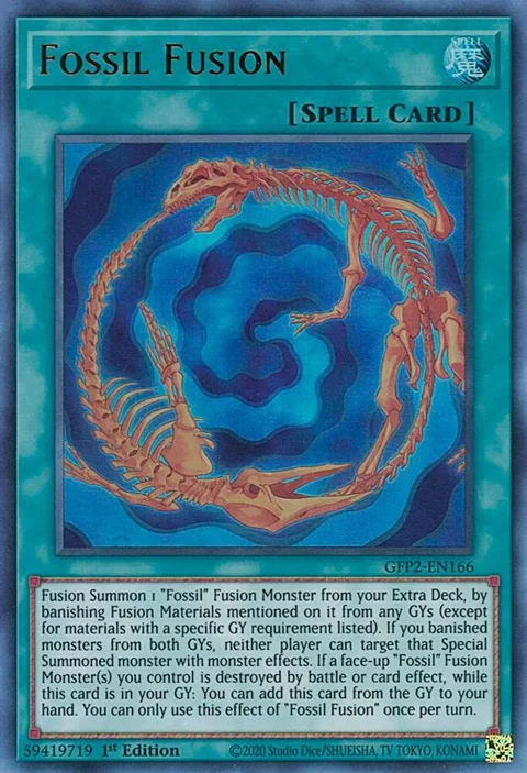 Fossil Fusion GFP2-EN166 Yu-Gi-Oh card from Ghosts From the Past: The 2nd Haunting