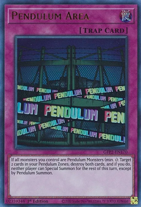 Pendulum Area GFP2-EN170 Yu-Gi-Oh card from Ghosts From the Past: The 2nd Haunting