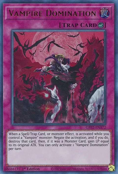 Vampire Domination GFP2-EN172 Yu-Gi-Oh card from Ghosts From the Past: The 2nd Haunting