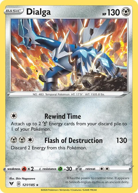 Dialga #121/185 Pokémon card from Deck Exclusives