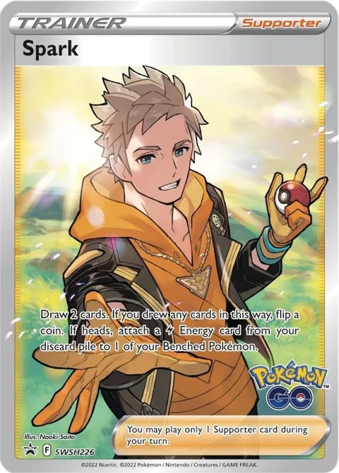 Spark #SWSH226 Holofoil Pokémon card from Sword & Shield Promo Cards