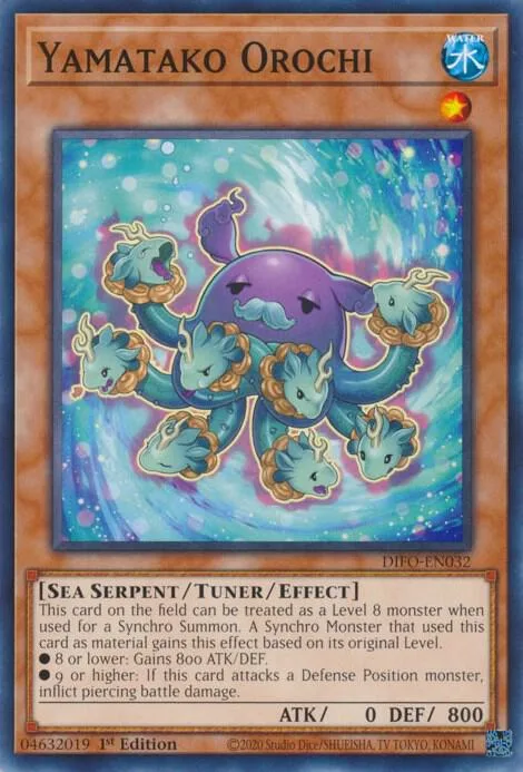 Yamatako Orochi DIFO-EN032 Yu-Gi-Oh card from Dimension Force