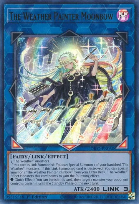 The Weather Painter Moonbow DIFO-EN050 Yu-Gi-Oh card from Dimension Force