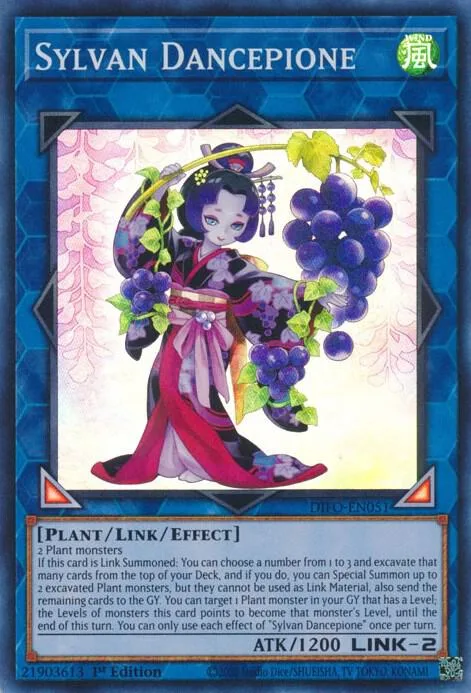 Sylvan Dancepione DIFO-EN051 Yu-Gi-Oh card from Dimension Force
