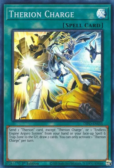 Therion Charge DIFO-EN055 Yu-Gi-Oh card from Dimension Force