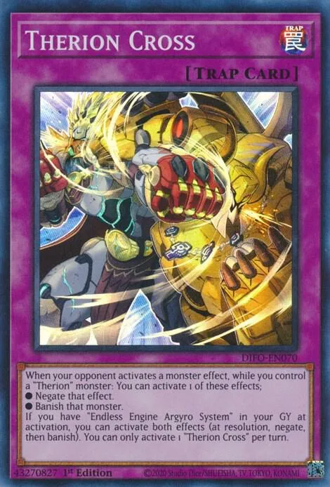 Therion Cross DIFO-EN070 Yu-Gi-Oh card from Dimension Force
