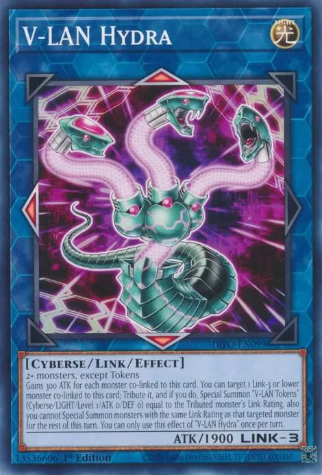 V-LAN Hydra DIFO-EN099 Yu-Gi-Oh card from Dimension Force