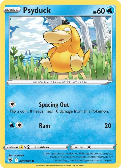 Psyduck #028/189 Pokémon card from Astral Radiance
