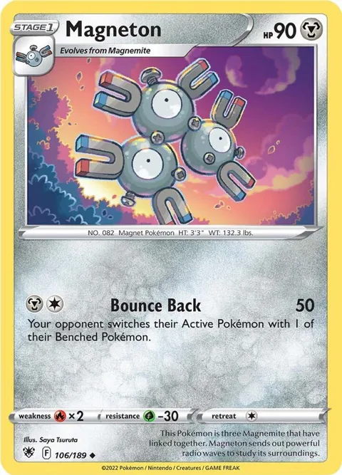 Magneton #106/189 Pokémon card from Astral Radiance