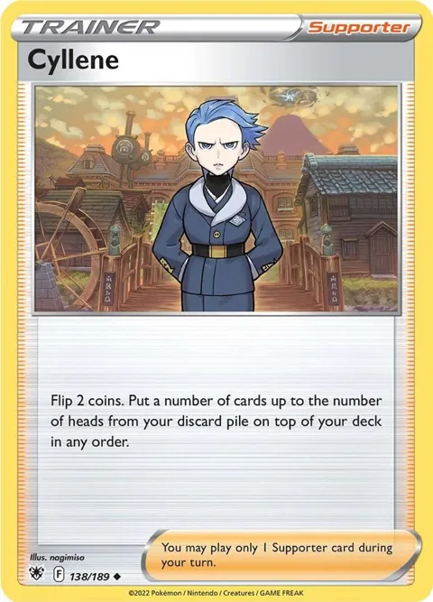 Cyllene #138/189 Reverse Holofoil Pokémon card from Astral Radiance