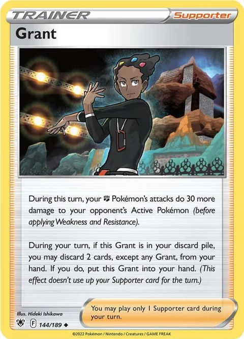 Grant #144/189 Pokémon card from Astral Radiance