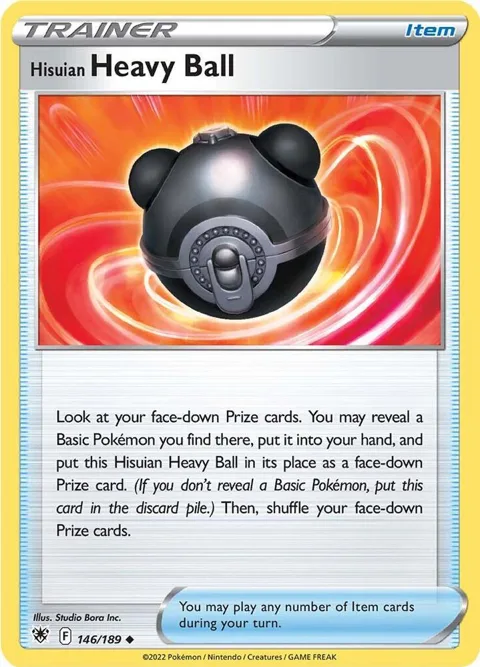 Hisuian Heavy Ball #146/189 Pokémon card from Astral Radiance