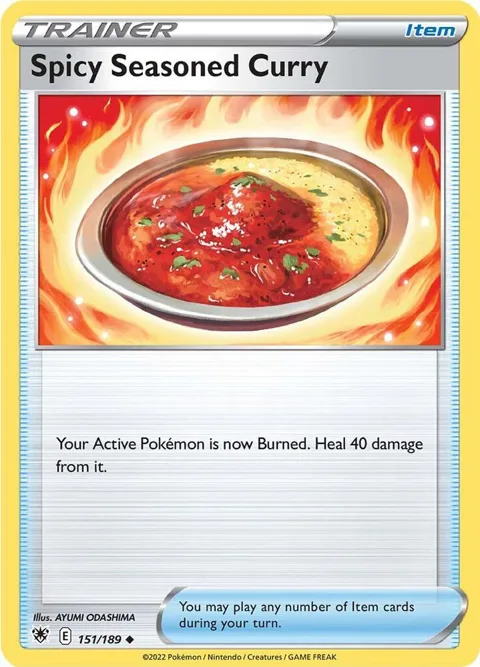Spicy Seasoned Curry #151/189 Pokémon card from Astral Radiance