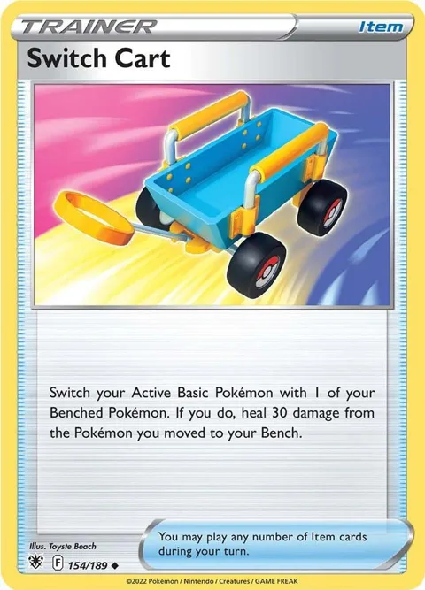 Switch Cart #154/189 Pokémon card from Astral Radiance