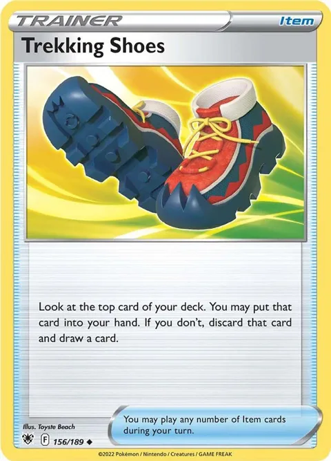 Trekking Shoes #156/189 Reverse Holofoil Pokémon card from Astral Radiance