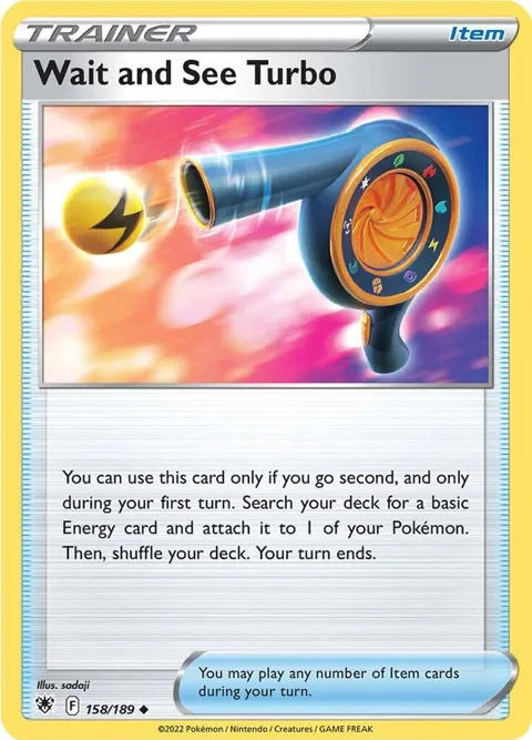 Wait and See Turbo #158/189 Pokémon card from Astral Radiance