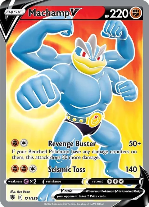 Machamp V Full Art #171/189 Holofoil Pokémon card from Astral Radiance
