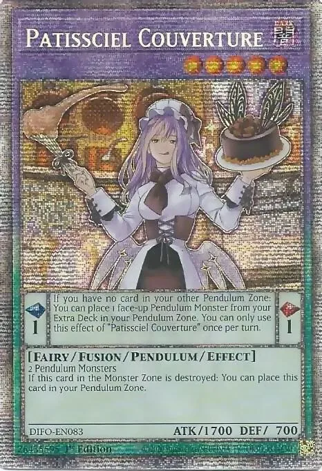 Patissciel Couverture Starlight Rare DIFO-EN083 Yu-Gi-Oh card from Dimension Force
