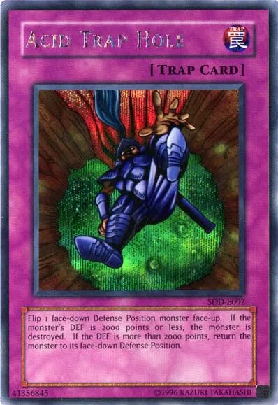 Acid Trap Hole SDD-E002 Yu-Gi-Oh card from Stairway to the Destined Duel