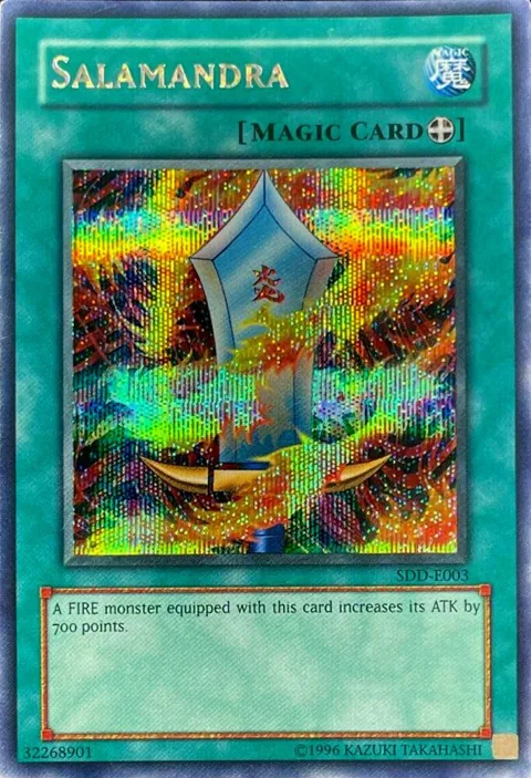 Salamandra SDD-E003 Yu-Gi-Oh card from Stairway to the Destined Duel