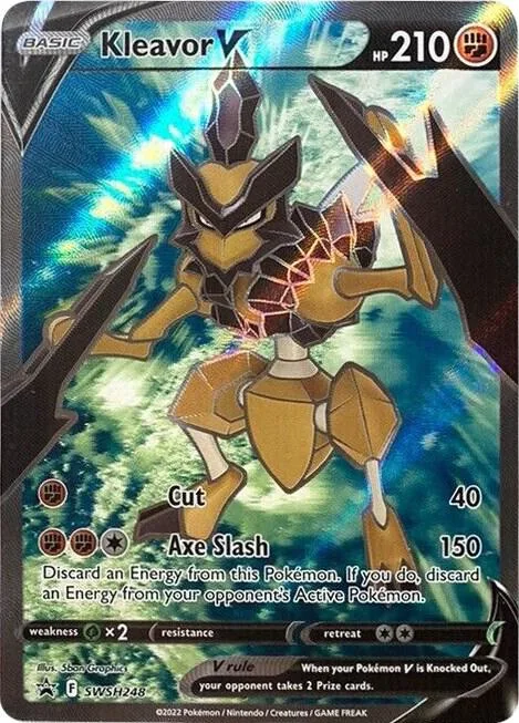 Kleavor V Full Art #SWSH248 Holofoil Pokémon card from Sword & Shield Promo Cards