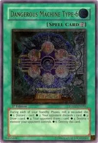 Dangerous Machine Type-6 Ultimate Rare LODT-EN096 LODT 1st Edition Yu-Gi-Oh card from Light of Destruction