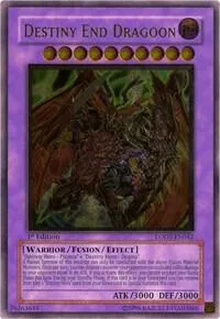 Destiny End Dragoon Ultimate Rare LODT-EN042 LODT Unlimited Yu-Gi-Oh card from Light of Destruction