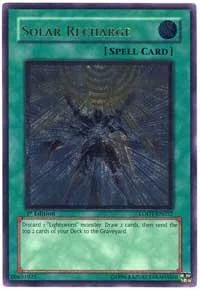 Solar Recharge Ultimate Rare LODT-EN052 LODT Unlimited Yu-Gi-Oh card from Light of Destruction
