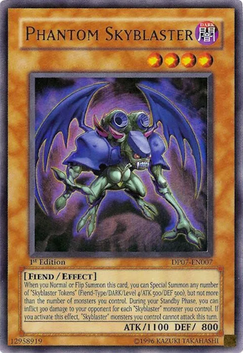 Phantom Skyblaster DP07-EN007 1st Edition Yu-Gi-Oh card from Duelist Pack 7: Jesse Anderson